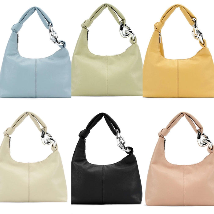 Slouchy hobo shoulder bag