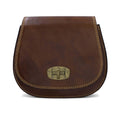 Small Leather Chocolate Crossbody Bag
