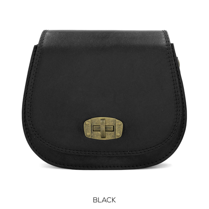 Small Leather Chocolate Crossbody Bag