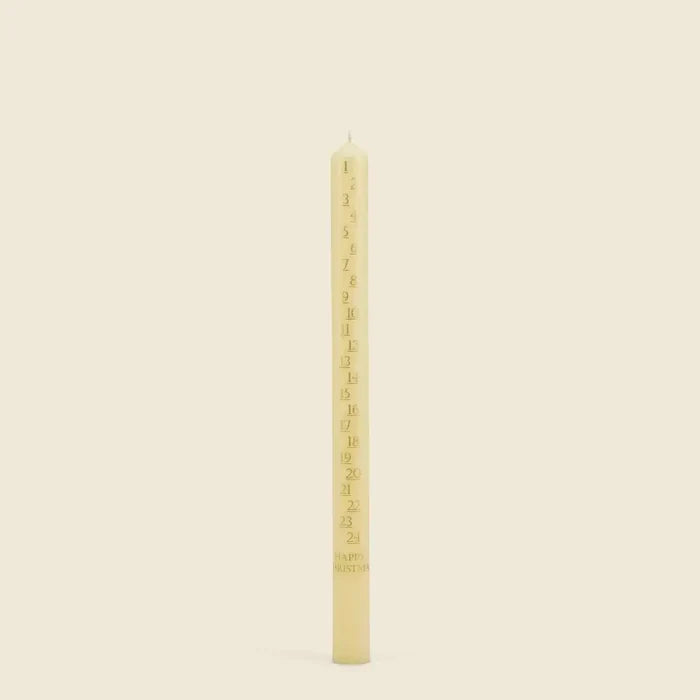 St Eval Artisan Candles - Ivory Advent Candles
