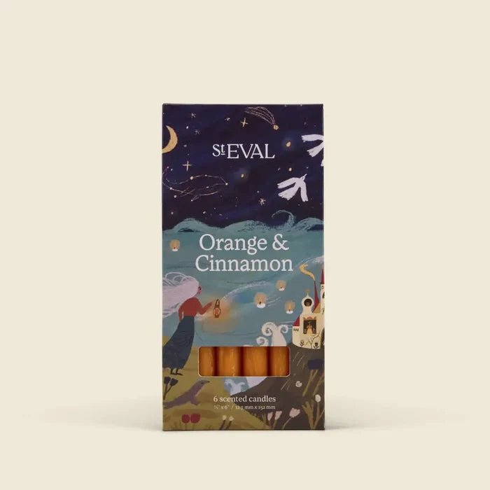 St Eval Artisan Candles - Orange & Cinnamon Mini Fragranced Festive Candles