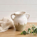Stoneware Crackle effect With Aged Stone Effect Urn