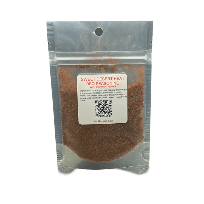Sweet Desert Heat Bbq Seasoning with Trinidad Scorpion Pepper - Tubac Gourmet Foods