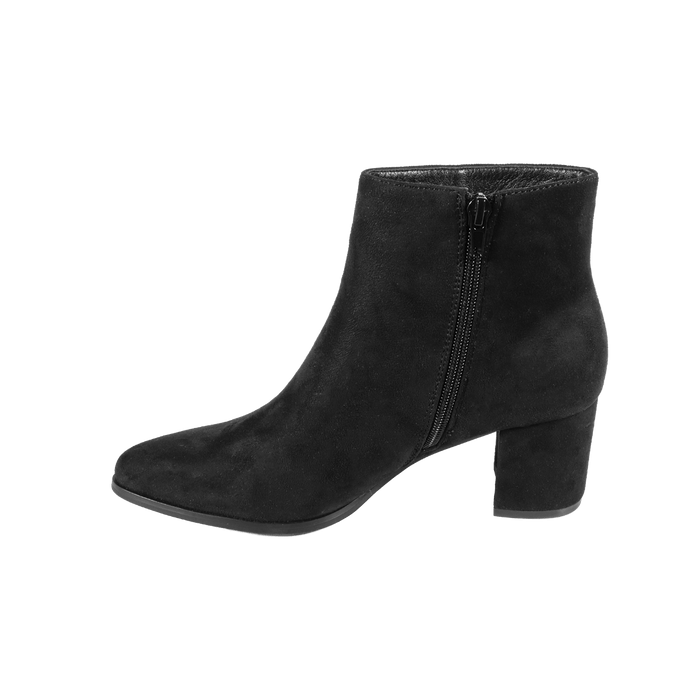 TANYA Ladies Heeled Ankle Boot - Black MF