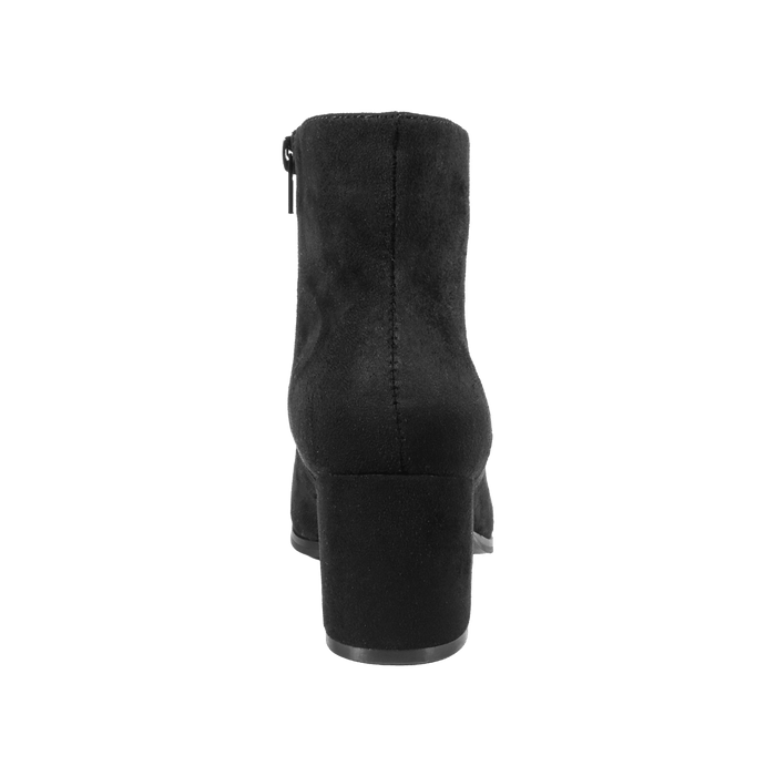 TANYA Ladies Heeled Ankle Boot - Black MF