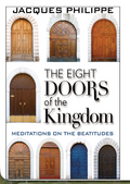 Book cover of 'The Eight Doors of the Kingdom' with images of doors.