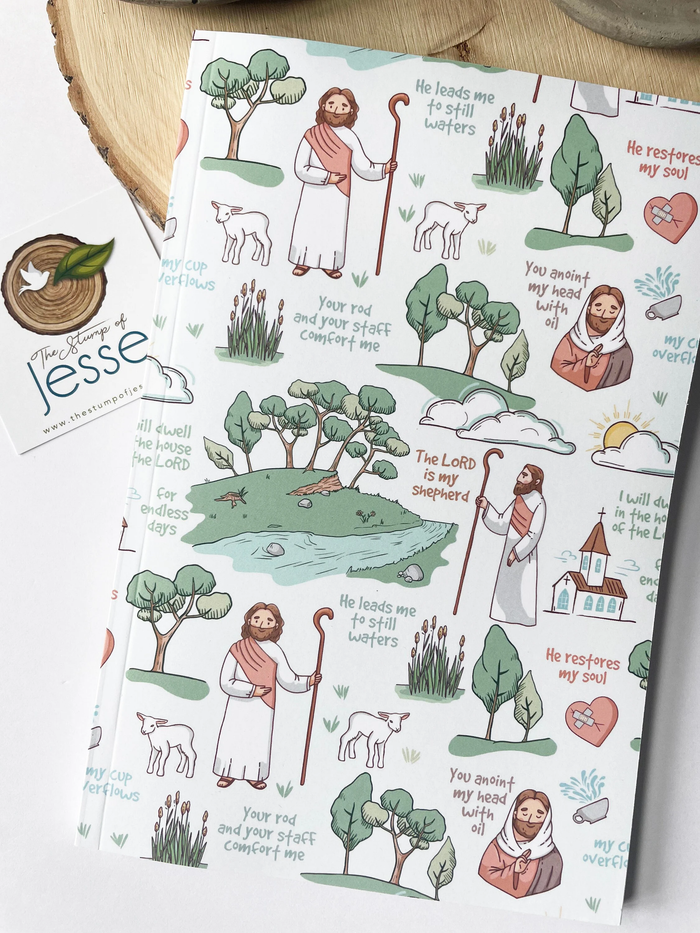 The Good Shepherd Ruled Notebook | Journal I Psalm 23