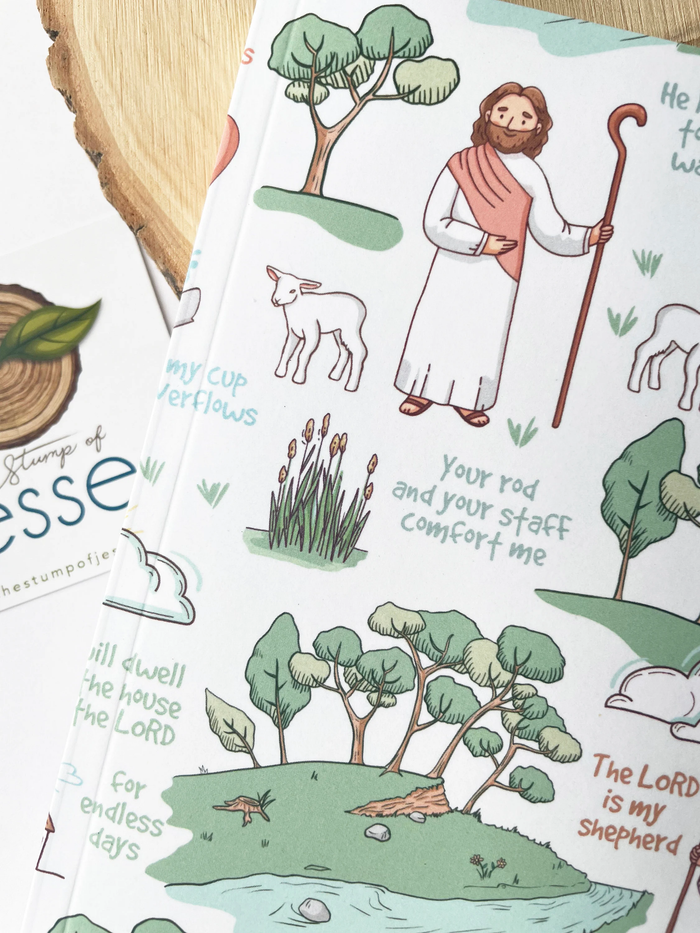 The Good Shepherd Ruled Notebook | Journal I Psalm 23