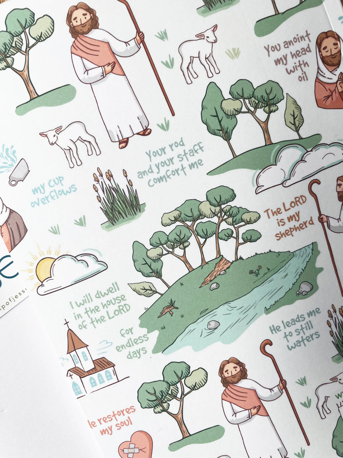 The Good Shepherd Ruled Notebook | Journal I Psalm 23