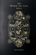 'The Word on Fire Bible'  with a black book cover image.