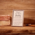 Things I love about Daddy Wooden Plaque