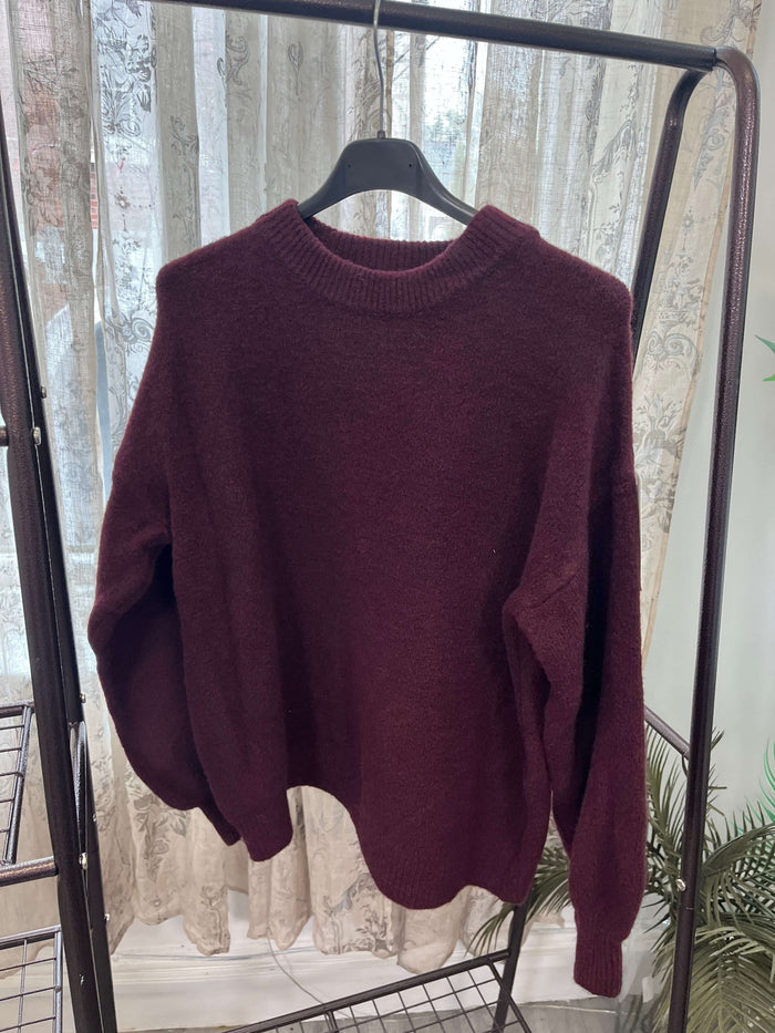 Tiffany Crew Neck Wool Blend Jumper