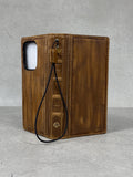 Tiger Design Leather iPhone Wallet Case: Book Style Cover