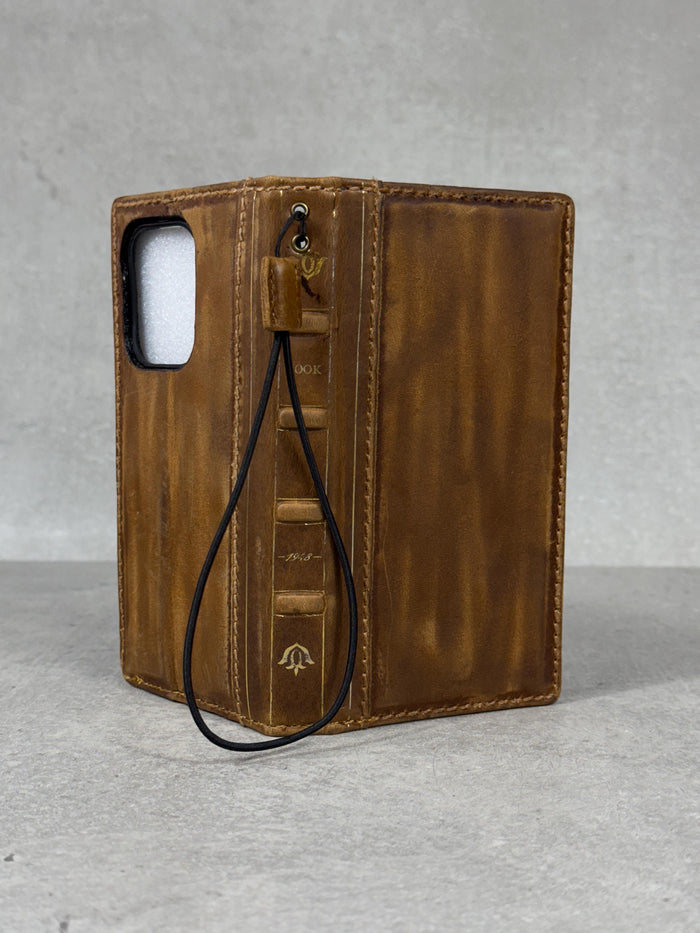 Tiger Design Leather iPhone Wallet Case: Book Style Cover