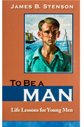 'To Be a Man' book with man on cover