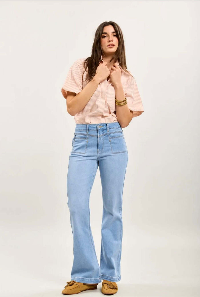 Toxik Patch Pocket Light Wash Jean