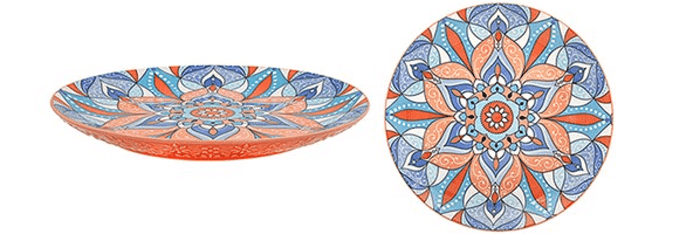 Tuscany Mandala Plates - Large