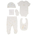 Unisex Baby 'Safari' 6 Piece Mesh Bag Gift Set (NB-6 Months)