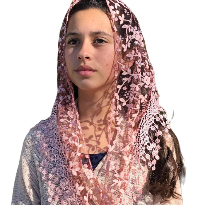 Veil ~ Cherry Blossom - Burgundy