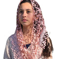 Veil ~ Cherry Blossom - Burgundy