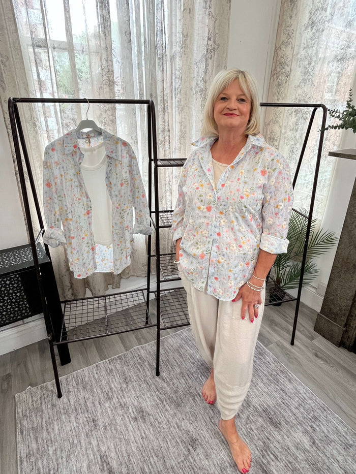 Verity Embroidered Detail Ladies Shirt