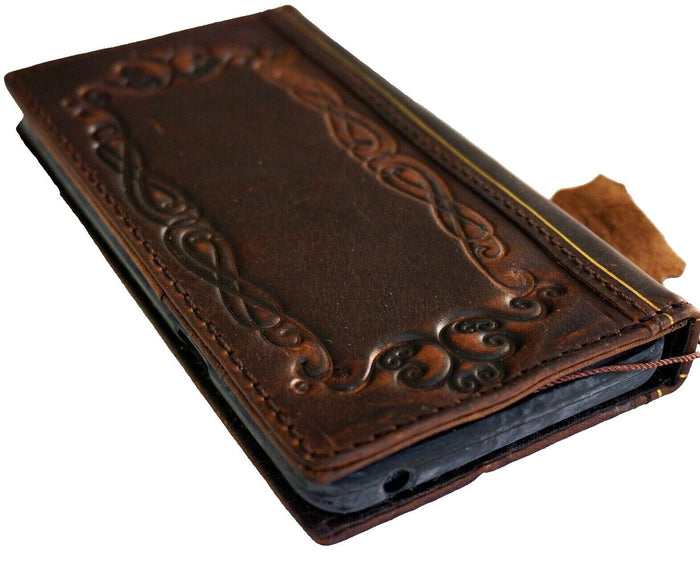 Vintage Book Art Genuine Leather Google Pixel Wallet Case
