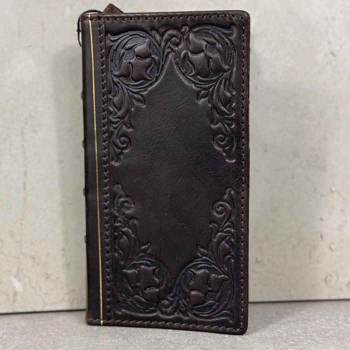 Vintage Book Style Leather iPhone 17 Wallet Case with Card Slots