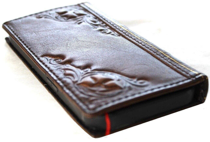 Vintage Book Style Leather iPhone 17 Wallet Case with Card Slots