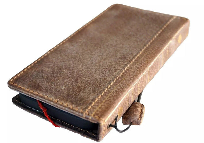 Vintage Book Style Leather iPhone Wallet Case