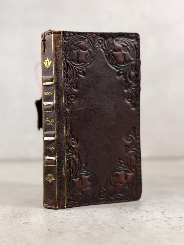 Vintage Book Style Leather Wallet Case for Google Pixel