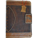 Vintage Leather Football iPad Mini Case: Magnetic Wallet, Hand Sewn