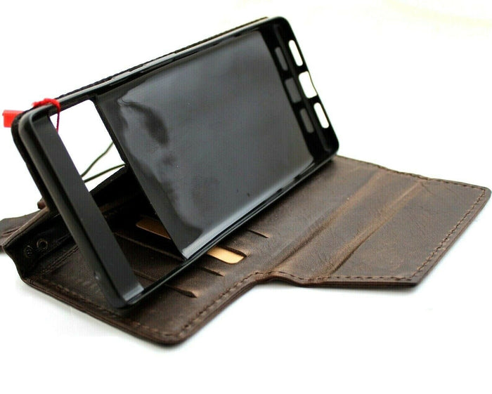 Vintage Leather Google Pixel Wallet Case: Stamped Horse Design
