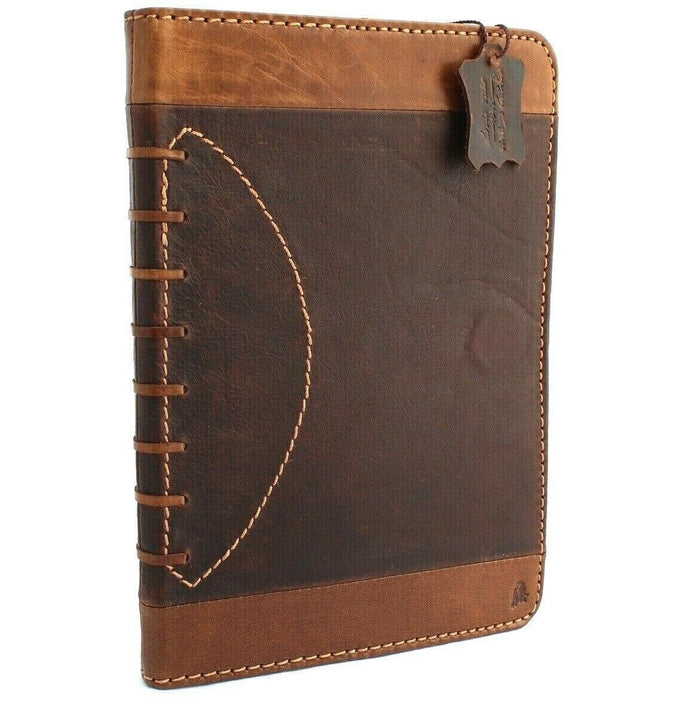 Vintage Leather iPad Case: Football Style for iPad 9.7"