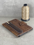 Vintage Leather iPad Case: Magnetic, Hand Sewn, Pen Holder