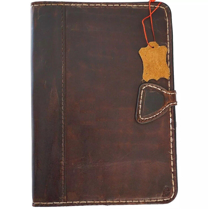 Vintage Leather iPad Mini Case: Magnetic Wallet, Hand Sewn