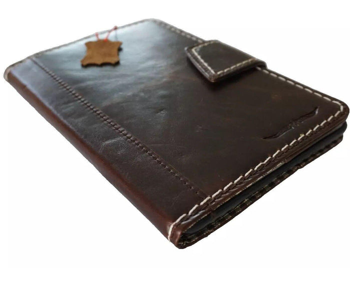 Vintage Leather iPad Mini Case: Magnetic Wallet, Hand Sewn
