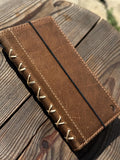 Vintage Leather iPhone 17 Wallet Case: Book Style, Card Slots