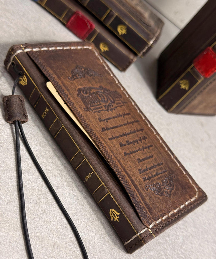 Vintage Leather iPhone 17 Wallet Case: Book Style, Card Slots