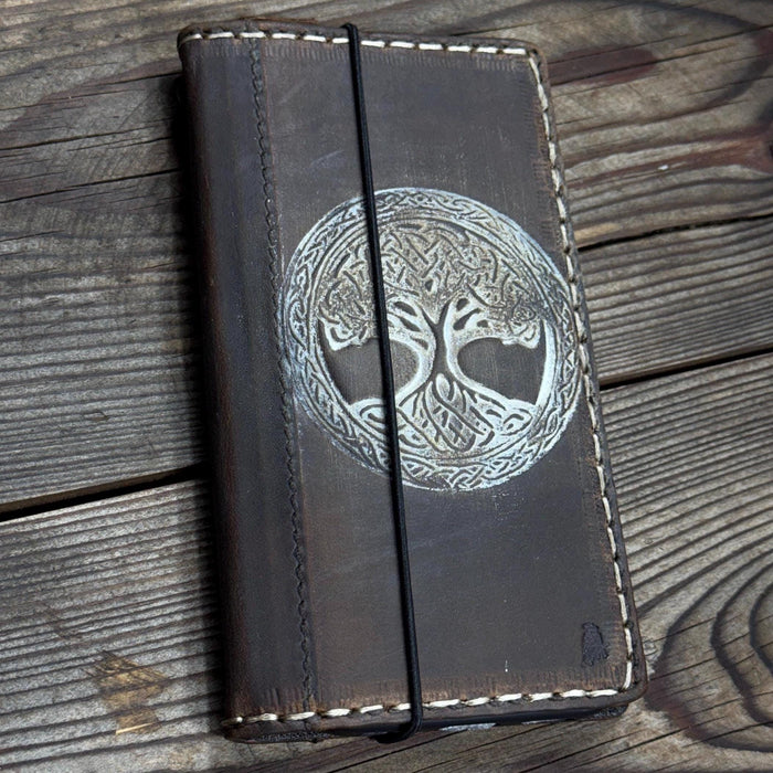 Vintage Leather iPhone 17 Wallet Case: Book Style, Card Slots