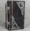 Vintage Leather iPhone Wallet Case: Book Style, Credit Card Slots