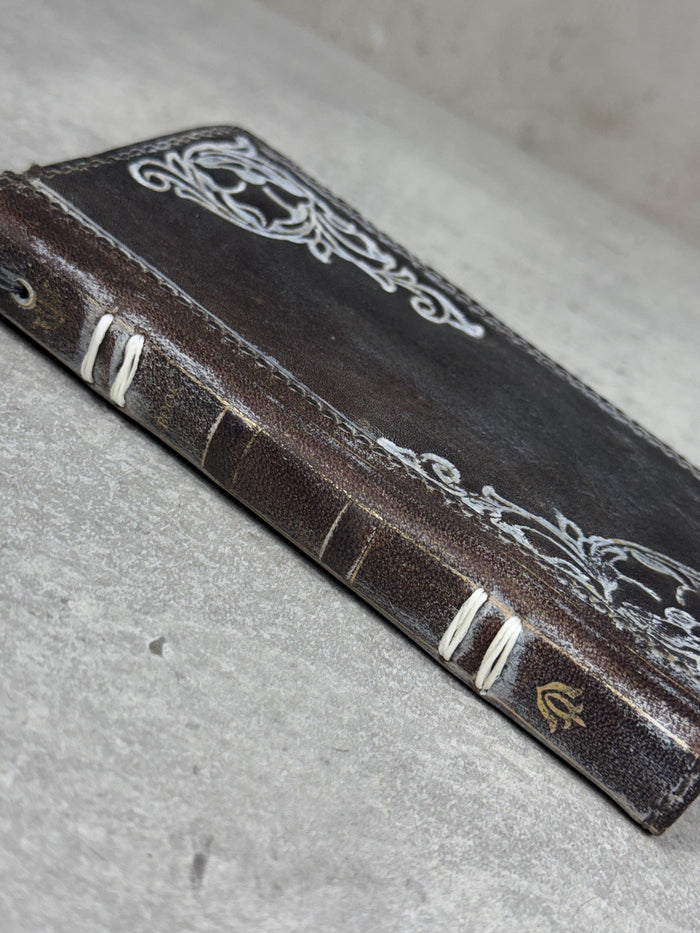 Vintage Leather iPhone Wallet Case: Book Style, Credit Card Slots