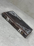 Vintage Leather Wallet Case for Google Pixel: Book Art Design