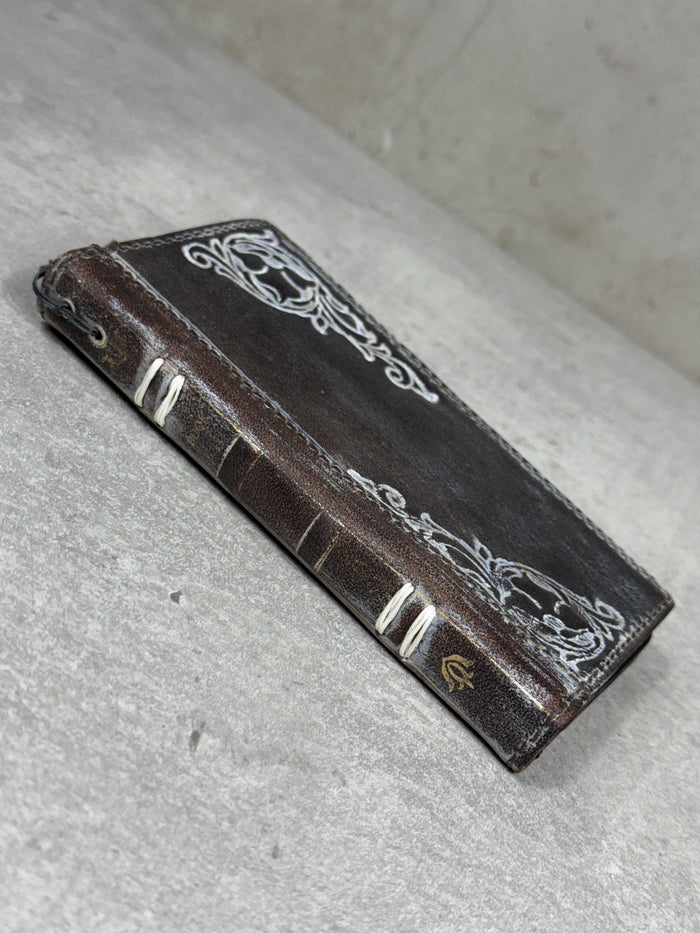 Vintage Leather Wallet Case for Google Pixel: Book Art Design
