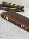 Vintage Leather Wallet Case for Google Pixel: Book Art Design