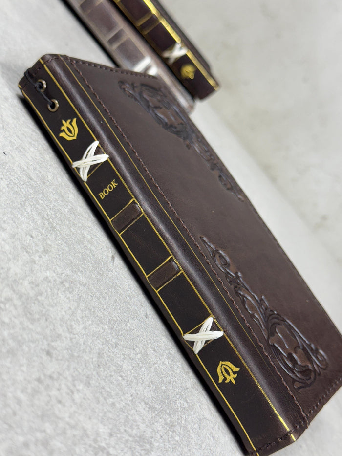 Vintage Leather Wallet Case for Google Pixel: Book Art Design