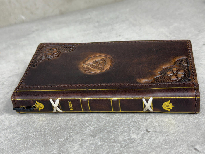 Vintage Leather Wallet Case for Google Pixel: Book Art Design