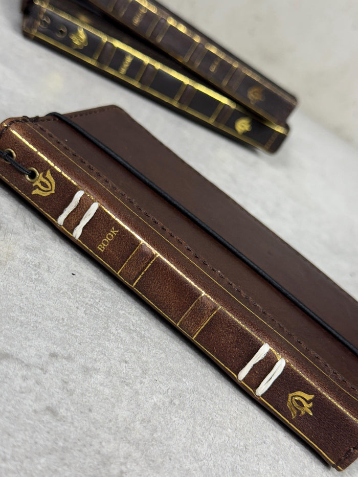Vintage Leather Wallet Case for Google Pixel: Book Art Design