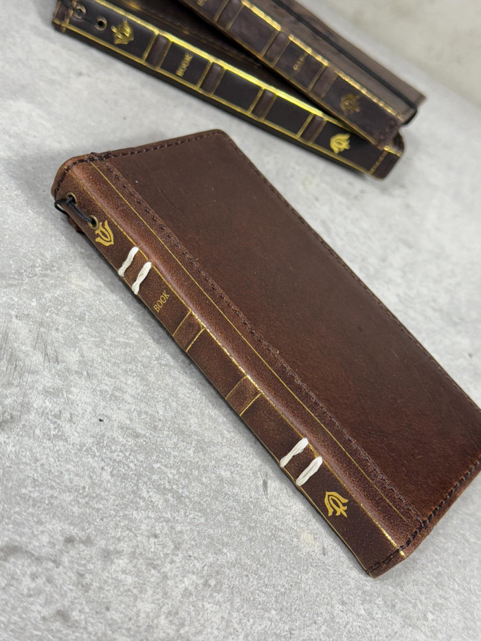 Vintage Leather Wallet Case for Google Pixel: Book Art Design