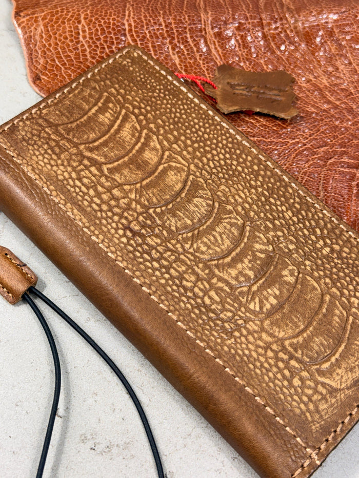 Vintage Leather Wallet Case for iPhone 17: Book Style, Card Slots
