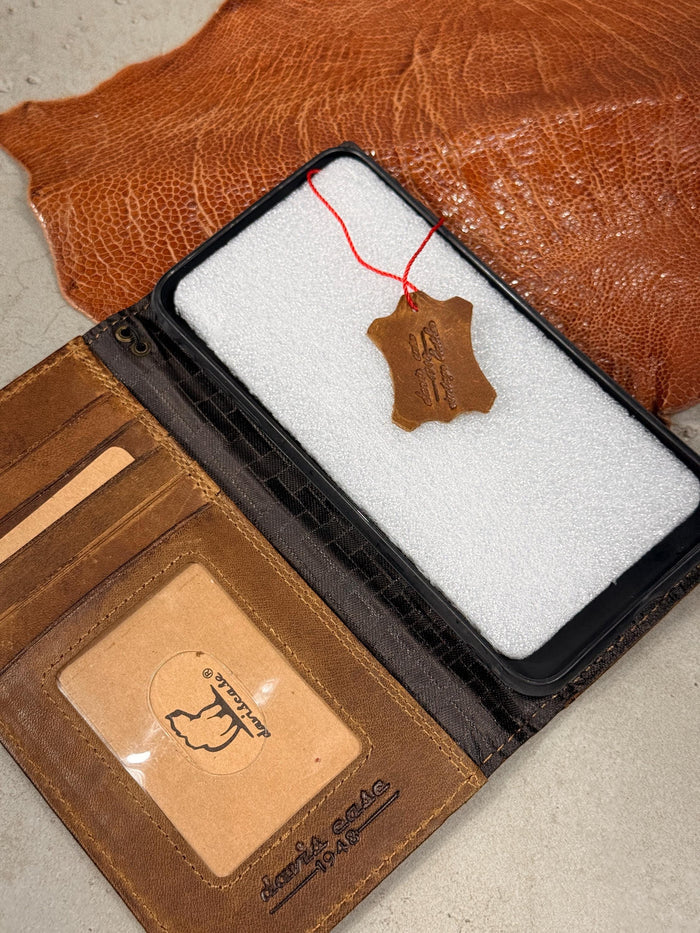 Vintage Leather Wallet Case for iPhone 17: Book Style, Card Slots